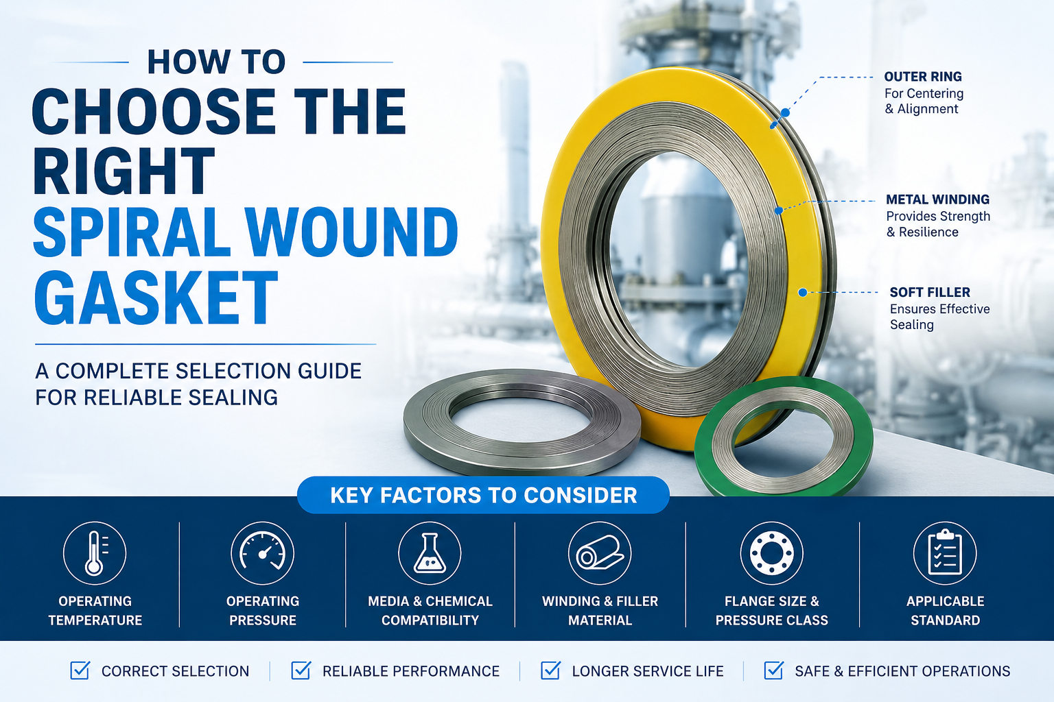 How to Choose the Right Spiral Wound Gasket